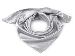 Szatén női kendő - Ezüst Női divatkendő és sál